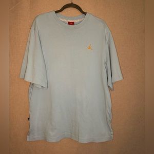 Michael Jordan T Shirt Embroidered Jumpman 2XL Blue